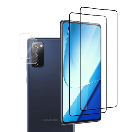 VideoSecu 2+2 Stück für Panzerglas für Samsung Galaxy S20 FE Kamera Schutzfolie, 9H Härte HD Blasenfreie Gehärtetes Glas Displayschutzfolie - 100% Touchgenauigkeit, Kratzfest, Vollständige Abdeckung VideoSecu 2+2 Stück für Panzerglas für Samsung Galaxy S20 FE Kamera Schutzfolie, 9H Härte HD Blasenfreie Gehärtetes Glas Displayschutzfolie - 100% Touchgenauigkeit, Kratzfest, Vollständige Abdeckung von VideoSecu