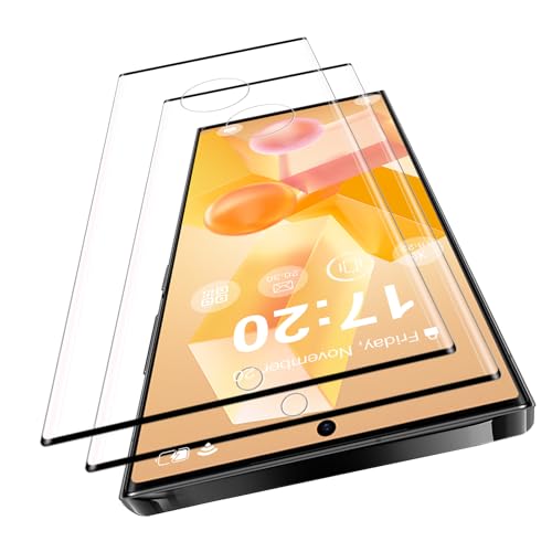 VideoSecu 2 Stück für Panzerglas für Samsung Galaxy S22 Ultra Schutzfolie, 9H Härte HD Blasenfreie Gehärtetes Glas Displayschutzfolie - 100% Touchgenauigkeit, Kratzfest, Ölfrei, Vollständige Abdeckung VideoSecu 2 Stück für Panzerglas für Samsung Galaxy S22 Ultra Schutzfolie, 9H Härte HD Blasenfreie Gehärtetes Glas Displayschutzfolie - 100% Touchgenauigkeit, Kratzfest, Ölfrei, Vollständige Abdeckung von VideoSecu