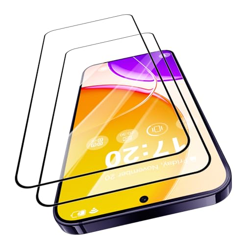 VideoSecu 2 Stück für Panzerglas für Samsung Galaxy S24 Schutzfolie, 9H Härte HD Blasenfreie Gehärtetes Glas Displayschutzfolie - 100% Touchgenauigkeit, Kratzfest, Ölfrei, Vollständige Abdeckung von VideoSecu