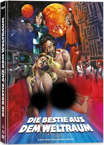 Die Bestie aus dem Weltraum [Blu-Ray+DVD] Cover A - Mediabook - uncut von Vidiots Produktion