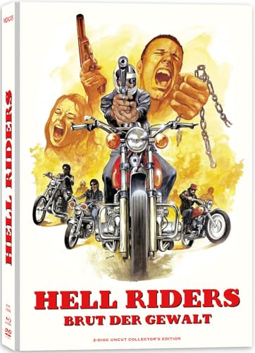 Hell Riders [Blu-Ray+DVD] Cover B - Mediabook - uncut von Vidiots Produktion