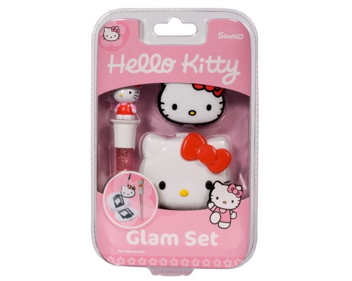 Vidis Hello Kitty PACK Jumbo Stift + Spiele-Hülle Gaming-Controller (Game-Case Großer Eingabestift Schwamm Hello Kitty Design für Nintendo) von Vidis