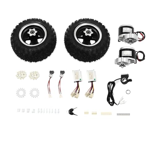 10 Zoll Air Wheel Electric Conversion Kit, 24V 250W Dual Drive Elektro Motor Kit, 10km/h Tragfähigkeit 200kg für kleine Go-Karts elektrische Rollstühle und Mobilitätsroller 10 Zoll Air Wheel Electric Conversion Kit, 24V 250W Dual Drive Elektro Motor Kit, 10km/h Tragfähigkeit 200kg für kleine Go-Karts elektrische Rollstühle und Mobilitätsroller von Vielrosse