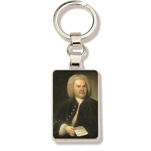 Schlüsselanhänger Bach Portrait (Verpackungseinheit 5 Stück) von Vienna World