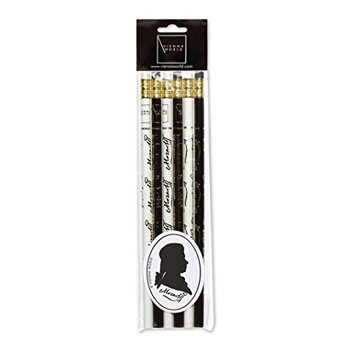 Vienna World: Pencil Set - Mozart (Pack Of Six) von Vienna World