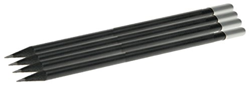 4er-Set Magnetbleistifte, schwarz von Vier Treff