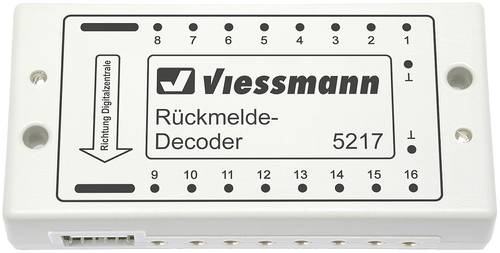 Viessmann Modelltechnik 5217s88-Bus Rückmeldedecoder Baustein, mit Kabel, mit Stecker von Viessmann Modelltechnik
