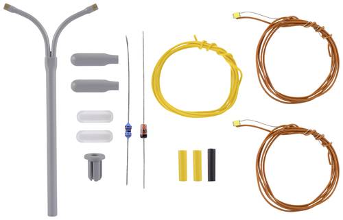 Viessmann Modelltechnik N Peitschenleuchte doppelt Bausatz 6623 1St. von Viessmann Modelltechnik