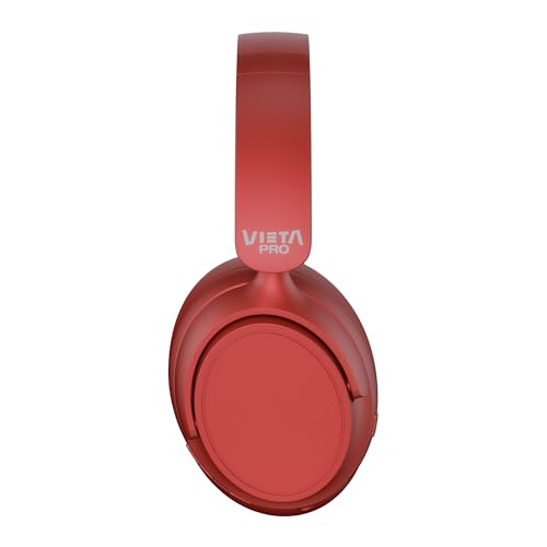 Vieta Pro Silence 3 Kopfhörer, Bluetooth 5.4, aktive Geräuschunterdrückung, AUX-Eingang, Mikrofon inklusive, Dual-Pairing-Funktion, verstellbares Kopfband, Akku bis zu 50 Stunden. von Vieta Pro
