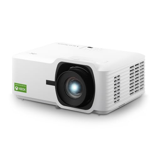ViewSonic LX700-4K 4K Laser Projektor für Xbox Gaming und Heimkino, bis zu 300" großes Bild, 3500 Lumen, HDR, HDMI/USB von ViewSonic
