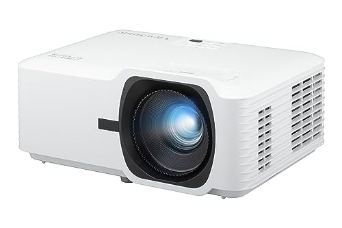 ViewSonic V52HD Full HD 1080P Laser Beamer, 5000 ANSI-Lumen, Ultra-großer Bildschirm, Keystone-Korrektur, 2X HDMI, USB-A, 15W Lautsprecher von ViewSonic
