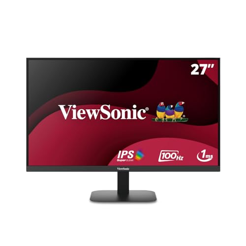 ViewSonic VA2708-2K-HD 27" 2K QHD Monitor mit 1ms Reaktionszeit, SuperClear® IPS, 100 Hz HDR10 von ViewSonic