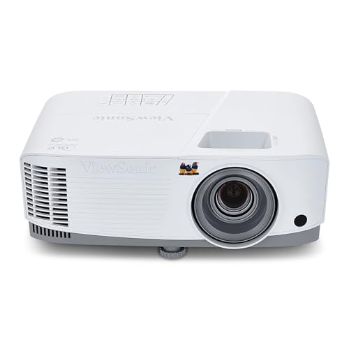 Viewsonic PA503S 3D Heimkino DLP Beamer (SVGA, 3.600 ANSI Lumen, HDMI, 2 Watt Lautsprecher, 1.1x optischer Zoom) weiß-grau von ViewSonic