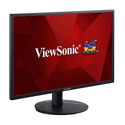 Viewsonic VA2718-SH 68,6 cm (27 Zoll) Monitor (Full-HD, IPS-Panel, HDMI, VGA, Eye-Care, Eco-Mode) Schwarz von ViewSonic