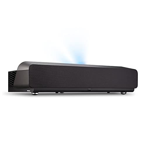 Viewsonic X1000-4K UHD Smart LED Soundbar Beamer (4K, 2.400 Lumen, Rec. 709, HDR, TR 0.25, 3x HDMI, USB-C, 3x USB, WLAN Konnektivität, Bluetooth, 2x 20 Watt Harman Kardon Subwoofer) Schwarz von ViewSonic