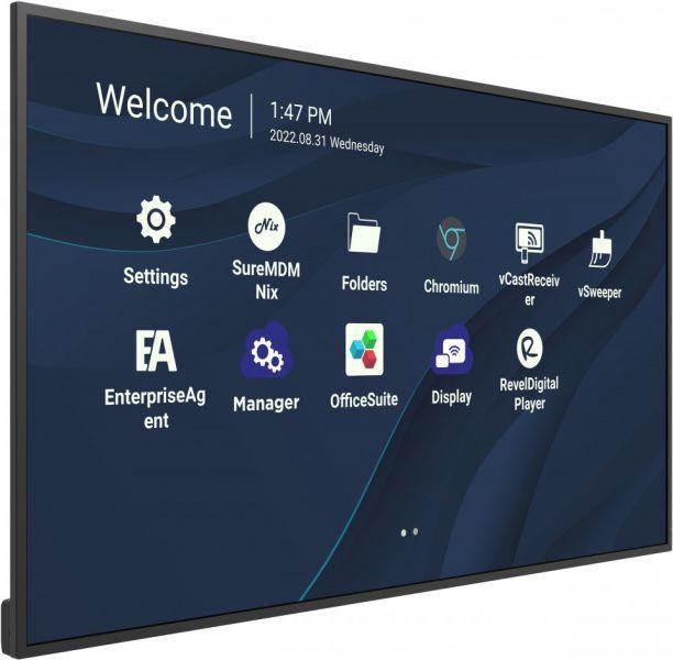 VIEWSONIC ViewBoard LED display - 43inch - 4K - 450 nits - Android 11 - 24/7 - USB-C - landscape & portrait [Energieklasse G] (CDE4330) - Sonderposten von Viewsonic