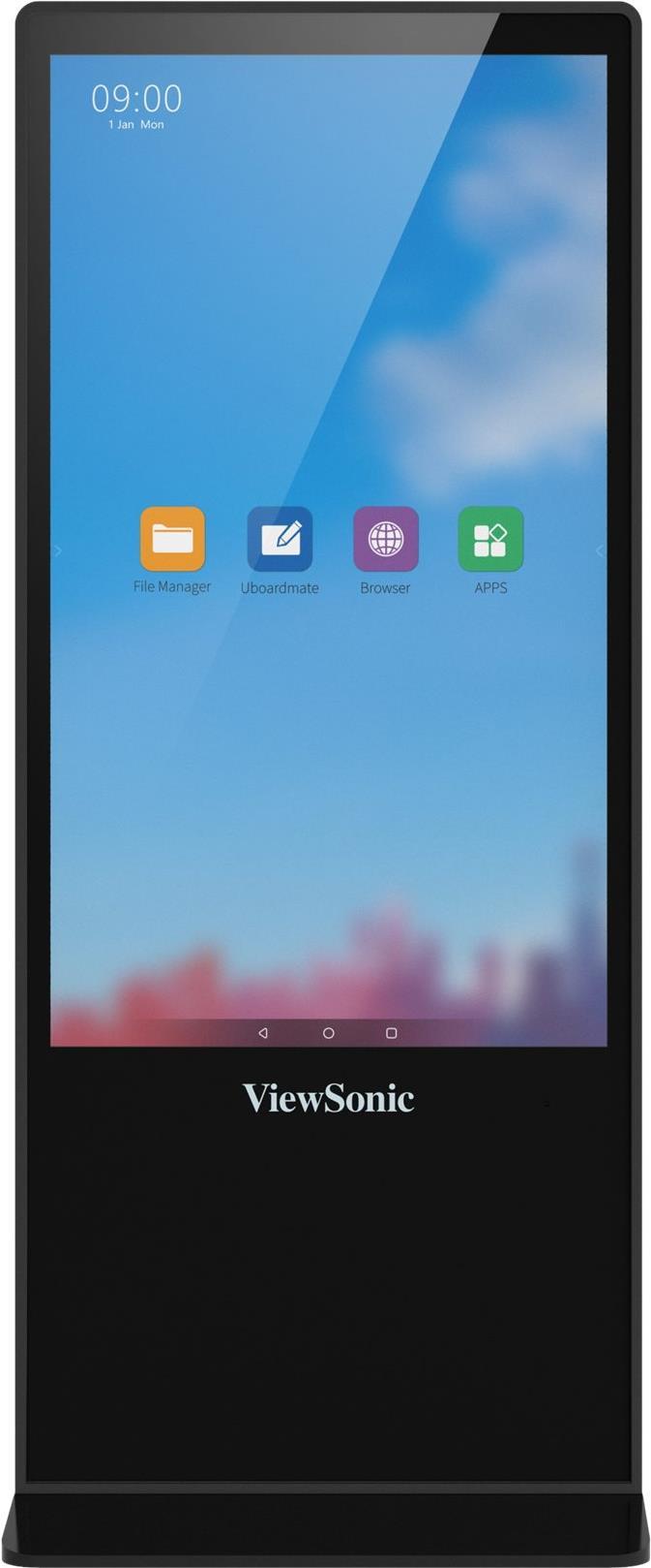 ViewSonic EP5542T - 140 cm (55) Diagonalklasse ePoster Series LCD-Display mit LED-Hintergrundbeleuchtung - interaktive Digital Signage - mit Integrierter Media-Player und Touchscreen (Multi-Touch) - 4K UHD (2160p) 3840 x 2160 - direkt beleuchtete LED [Energieklasse F] von Viewsonic