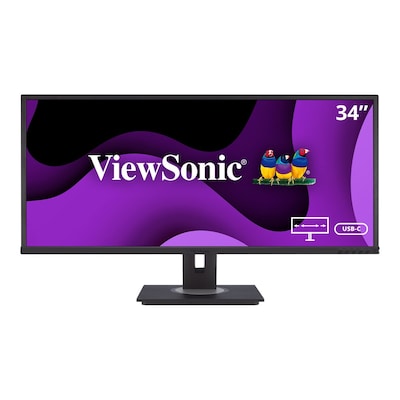 ViewSonic VG3456 86,4cm (34") UWQHD 21:9 VA Monitor HDMI/DP/USB-C 5ms HV von Viewsonic