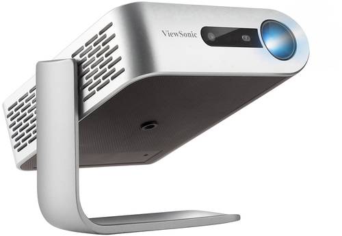 Viewsonic Beamer M1+ LED Helligkeit: 125lm 854 x 480 WVGA 120000 : 1 Silber von Viewsonic