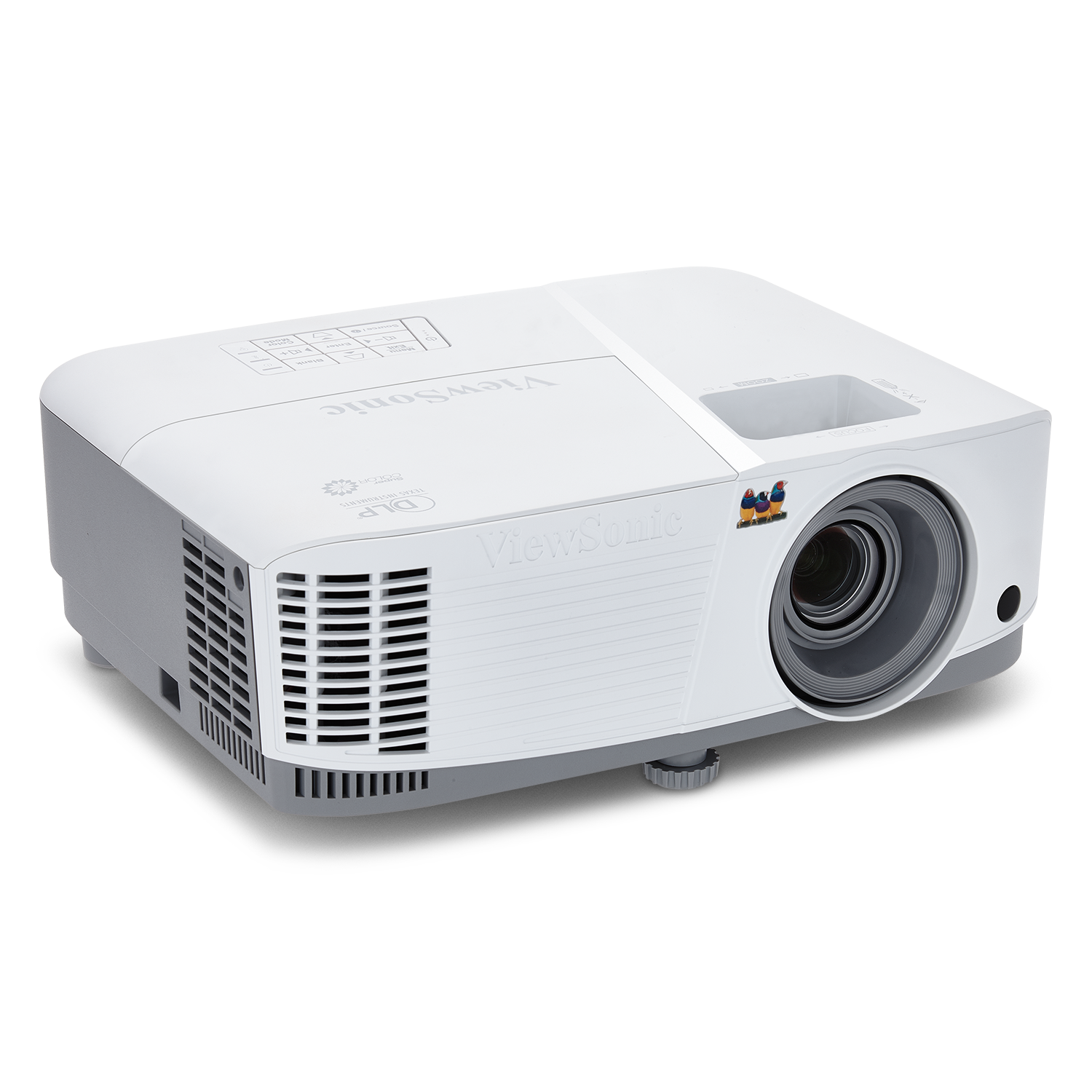 Viewsonic PA503S Desktop-Projektor 3600ANSI Lumen DLP SVGA (800x600) Grau - Weiß Beamer (PA503S) von Viewsonic