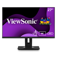 Viewsonic VG Series VG2756-4K Computerbildschirm 68,6 cm (27) 3840 x 2160 Pixel 4K Ultra HD LED Schwarz von Viewsonic