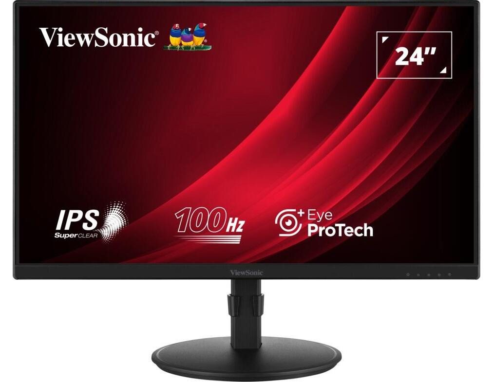 Viewsonic ViewSonic VG2408A 24” IPS Full HD Ergonomischer Mo TFT-Monitor (1.920 x 1.080 Full HD, 5 ms Reaktionszeit, 100 Hz, IPS Panel) von Viewsonic