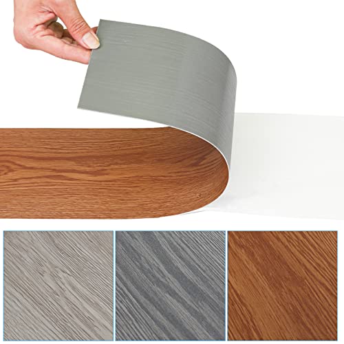 Vigevee PVC Bodenbelag Selbstklebend, Vinylboden Rutschfest, Wasserfest, Vinyl Laminat Rutschfeste Dekor-Dielen für Fußbodenheizung - 91,5cm x 15,2cm x 1.5mm - 0.98 m² / 7 Fliesen (Classic Warm Oak) von Vigevee