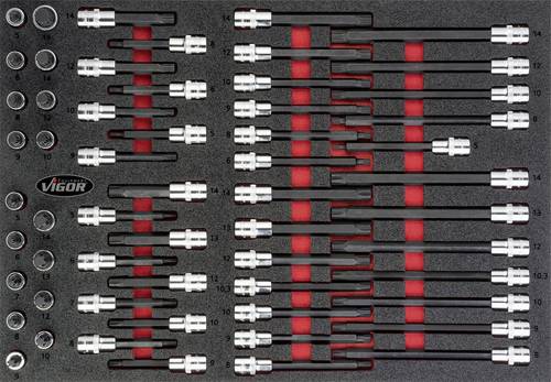 Vigor V4729 Schraubendrehereinsatz-Set V4729 Vigor V4729 Schraubendrehereinsatz-Set V4729 von Vigor