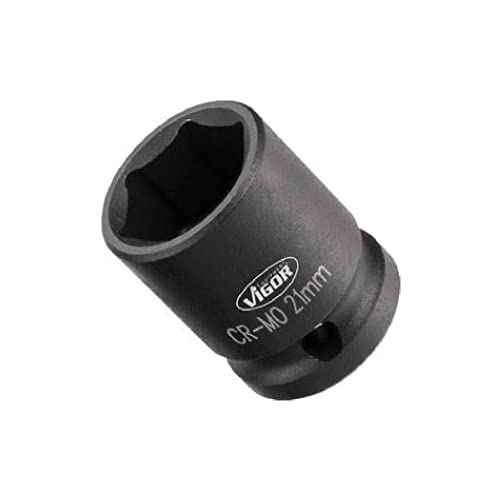 Vigor V5550S-15 Steckschlüsseleinsatz, kurz, 15 mm, 1/2" Vigor V5550S-15 Steckschlüsseleinsatz, kurz, 15 mm, 1/2" von Vigor