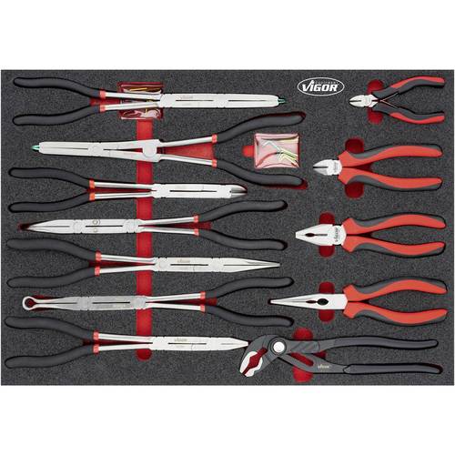 Vigor V6815N Zangen-Set 12teilig Vigor V6815N Zangen-Set 12teilig von Vigor