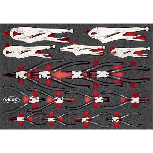 Vigor V6816N Zangen-Set 17teilig Vigor V6816N Zangen-Set 17teilig von Vigor
