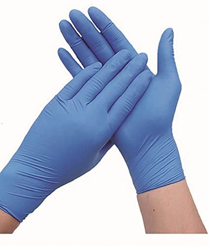 Vitrile Handschuhe blau Einweghandschuhe 100 Stück Größe S von Vigor