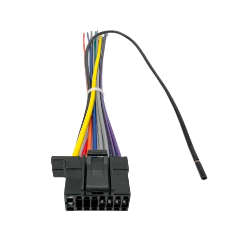 Partx Autoradio-Kabelbaum Ersatz für Sony MEXN4300BT MEXN5200BT DSXM55BT MEXN4300BT DSXM55BT MEXN5200BT CDXGT57UPW DSXM80 DXSM5511BT MEXN4380BT MEXN500000000000 BT MEXN5 100BT MEXN5300BT WX920BT von Vigpil
