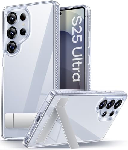 Vihibii für Samsung S25 Ultra Hülle mit Stander，Clear von Vihibii