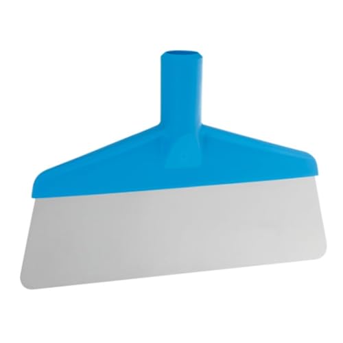 Vikan Hygiene 29113 Floor Scraper, Blau, rund, flexibel, Stahl, 260 mm/10 von Vikan