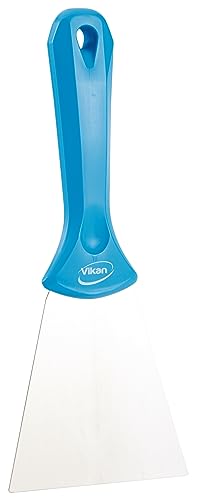 Vikan - Hygiene - Handschaber - Mit Edelstahlklinge - Blau - Breit von Vikan