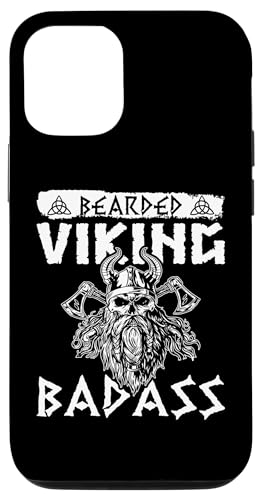 Nordische Mythologie: Bartiger Wikinger Badass Hülle für iPhone 12/12 Pro von Viking And Norse Mythology Celtic Designs
