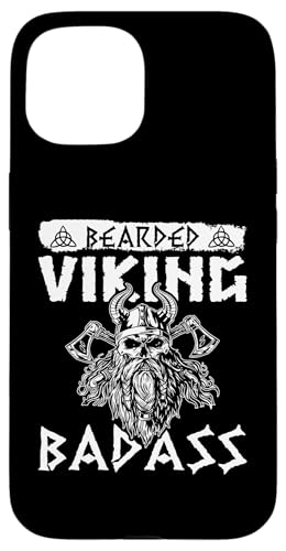 Nordische Mythologie: Bartiger Wikinger Badass Hülle für iPhone 15 Nordische Mythologie: Bartiger Wikinger Badass Hülle für iPhone 15 von Viking And Norse Mythology Celtic Designs