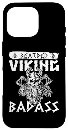 Nordische Mythologie: Bartiger Wikinger Badass Hülle für iPhone 16 Pro Nordische Mythologie: Bartiger Wikinger Badass Hülle für iPhone 16 Pro von Viking And Norse Mythology Celtic Designs