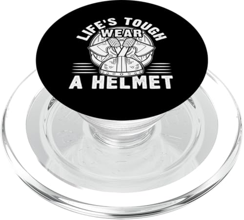 Nordische Mythologie: Das Leben ist hart, tragen Sie einen Helm PopSockets PopGrip für MagSafe von Viking And Norse Mythology Celtic Designs