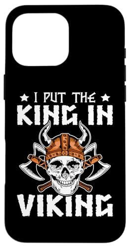 Nordische Mythologie: Ich habe den König in Wikinger gesteckt Hülle für iPhone 16 Pro Max Nordische Mythologie: Ich habe den König in Wikinger gesteckt Hülle für iPhone 16 Pro Max von Viking And Norse Mythology Celtic Designs
