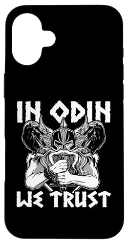 Nordische Mythologie: In Odin vertrauen wir Hülle für iPhone 16 Plus von Viking And Norse Mythology Celtic Designs