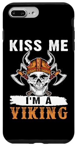 Nordische Mythologie: Kiss Me I'm A Viking Hülle für iPhone 7 Plus/8 Plus von Viking And Norse Mythology Celtic Designs