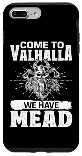 Nordische Mythologie: Komm nach Walhalla, wir haben Mead Hülle für iPhone 7 Plus/8 Plus von Viking And Norse Mythology Celtic Designs
