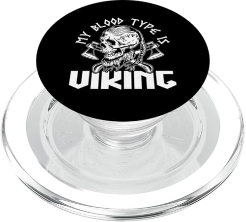 Nordische Mythologie: Meine Blutgruppe ist Wikinger PopSockets PopGrip für MagSafe Nordische Mythologie: Meine Blutgruppe ist Wikinger PopSockets PopGrip für MagSafe von Viking And Norse Mythology Celtic Designs
