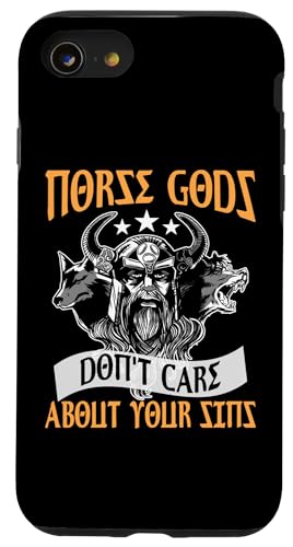 Nordische Mythologie: Nordische Götter kümmern sich nicht um Ihre Sünden Hülle für iPhone SE (2020) / 7 / 8 von Viking And Norse Mythology Celtic Designs
