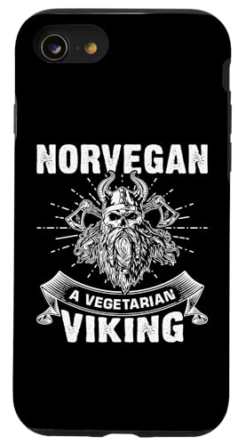 Nordische Mythologie: Norvegan - Ein vegetarischer Wikinger Hülle für iPhone SE (2020) / 7 / 8 von Viking And Norse Mythology Celtic Designs