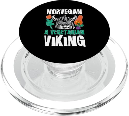 Nordische Mythologie: Norvegan - Ein vegetarischer Wikinger PopSockets PopGrip für MagSafe Nordische Mythologie: Norvegan - Ein vegetarischer Wikinger PopSockets PopGrip für MagSafe von Viking And Norse Mythology Celtic Designs