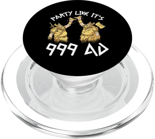 Nordische Mythologie: Party Like It's 999 n. Chr PopSockets PopGrip für MagSafe Nordische Mythologie: Party Like It's 999 n. Chr PopSockets PopGrip für MagSafe von Viking And Norse Mythology Celtic Designs
