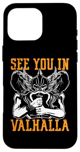 Nordische Mythologie: Wir sehen uns in Walhalla Hülle für iPhone 16 Pro Max Nordische Mythologie: Wir sehen uns in Walhalla Hülle für iPhone 16 Pro Max von Viking And Norse Mythology Celtic Designs